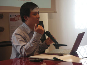 Invited lecturer James Wang from  Pennsylvania State University. 