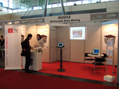 MUSCLE booth at CeBit. 