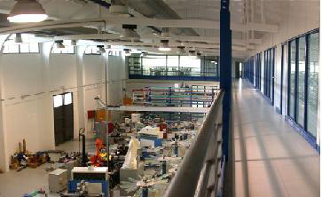The IPP Factory - production line and control deck.
