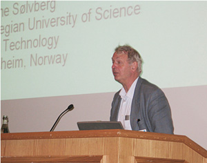 Arne Sølvberg in the panel session 