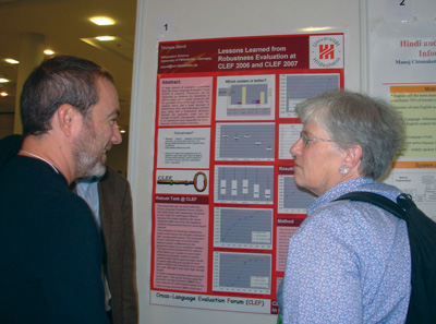 Poster session at CLEF 2007.