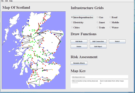 Figure 1: Infrastructure Dependencies GIS (ID-GIS). 