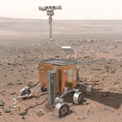 Figure 1: ExoMars rover - phase B1 concept (courtesy of ESA).